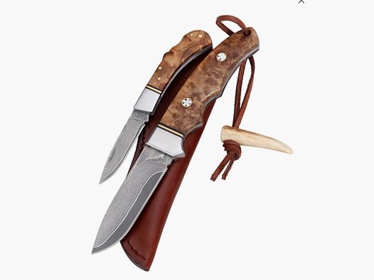 Parforce 188293 Messer Set Damast Wurzelholz