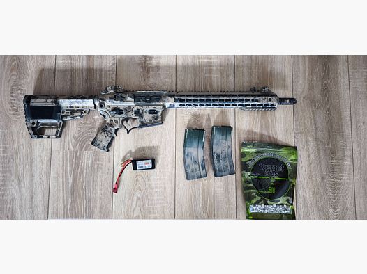 King Arms TWS M4 zestaw kompletny, Plug and Play