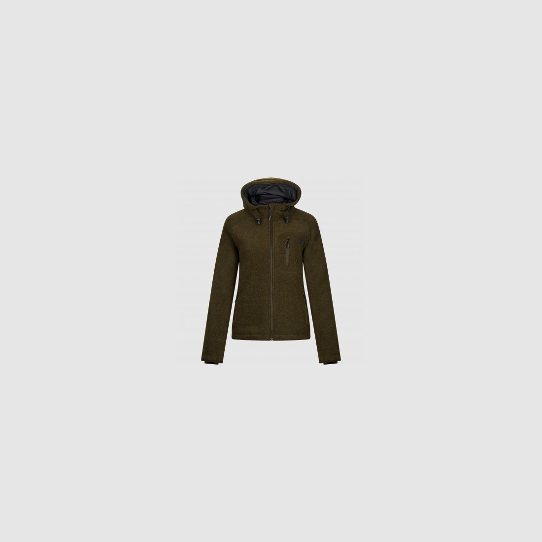 il Lago Sie Membran Lodenfleece-Jacke Geo Pro Dames (Olijf) | 2XL