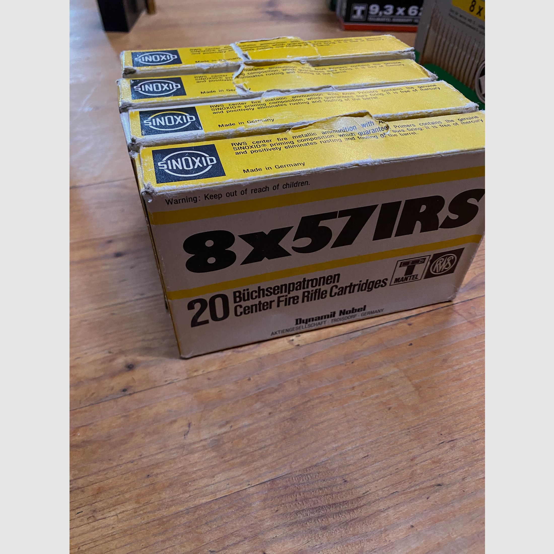 8x57 IRS JRS RWS rifle cartridge (80 cartridges)