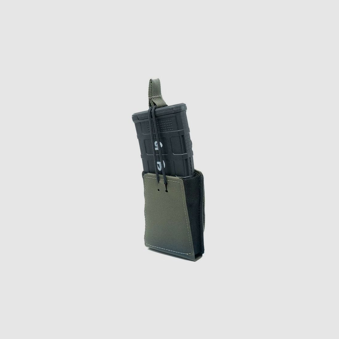 GBRS GROUP Single Rifle Magazine Holder 5.56 NATO with Bungee Retention (Ranger Green)