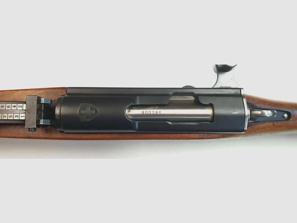 Waffenfabrik Bern Karabinek powtarzalny Szwajcarski Schmidt Rubin K31 Kaliber 7,5x55 Swiss z dopasowanymi numerami