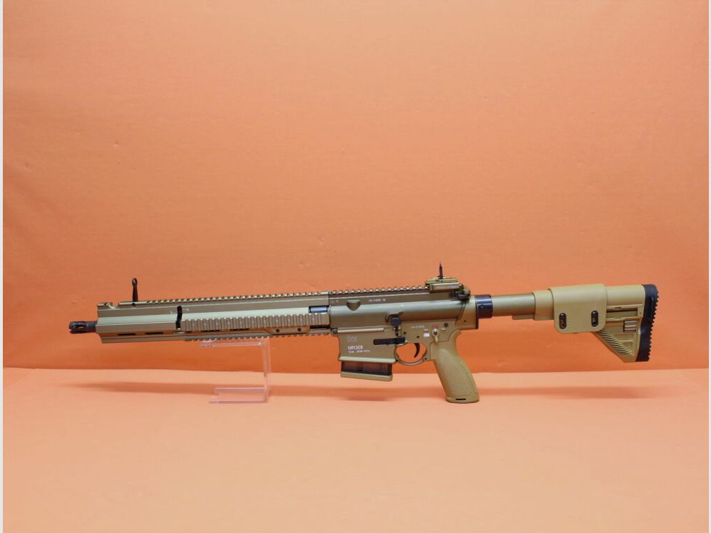 Heckler & Koch Ha. Fucile .308Win Heckler & Koch/H&K MR308 A3 28 16,5" Canne RAL8000, Sistema a Pistone a Gas HK417/G28