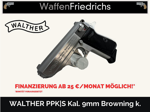 WALTHER PPK | S RVS - Waffen Friedrichs