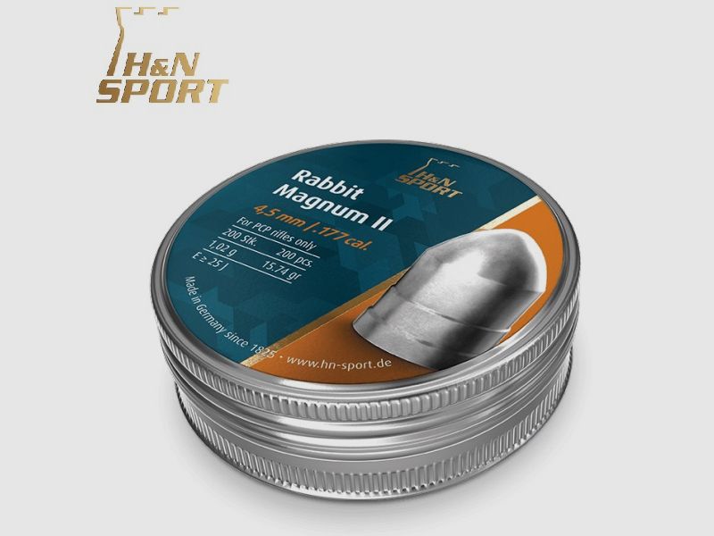H&N Rabbit Magnum II Diabolos 4,50 mm. Dose 200 Stk. à 1,02 g.