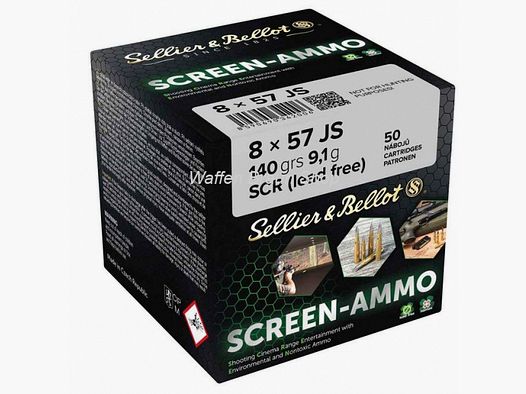 S&B Screen 8x57 IS FMJ Zink 140 grs 50 Stk