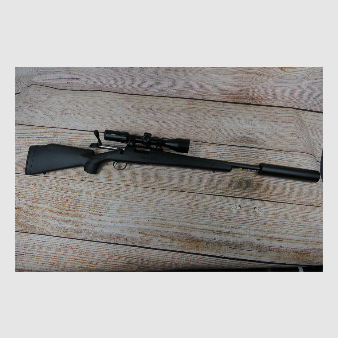 Bergara B 14 Komplettpaket mit Meopta 3-15x50 und Schalldämpfer Jaki