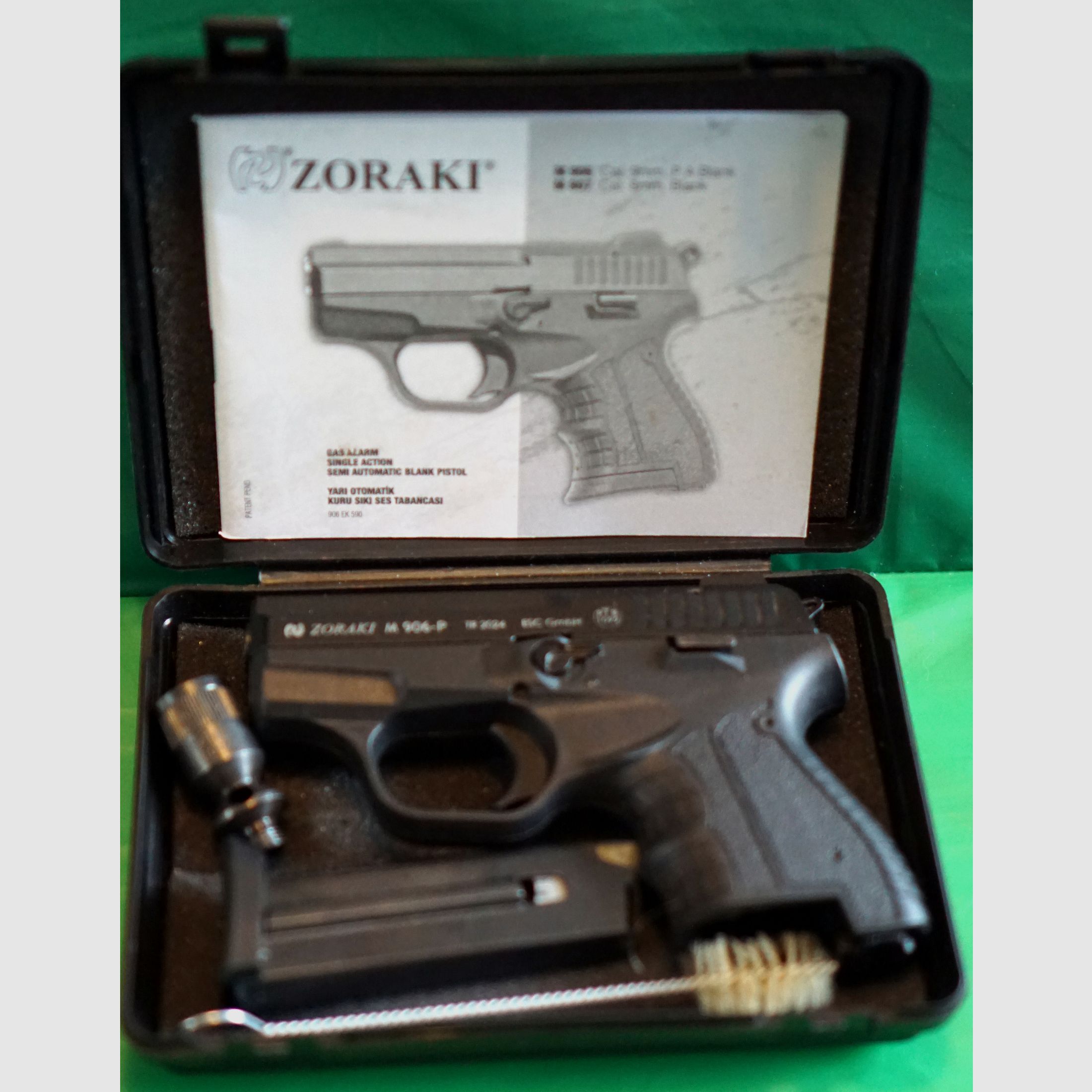 Zoraki 906-P pistola de fogueo 9mm P.A.K. (PTB 1099) - como nueva!