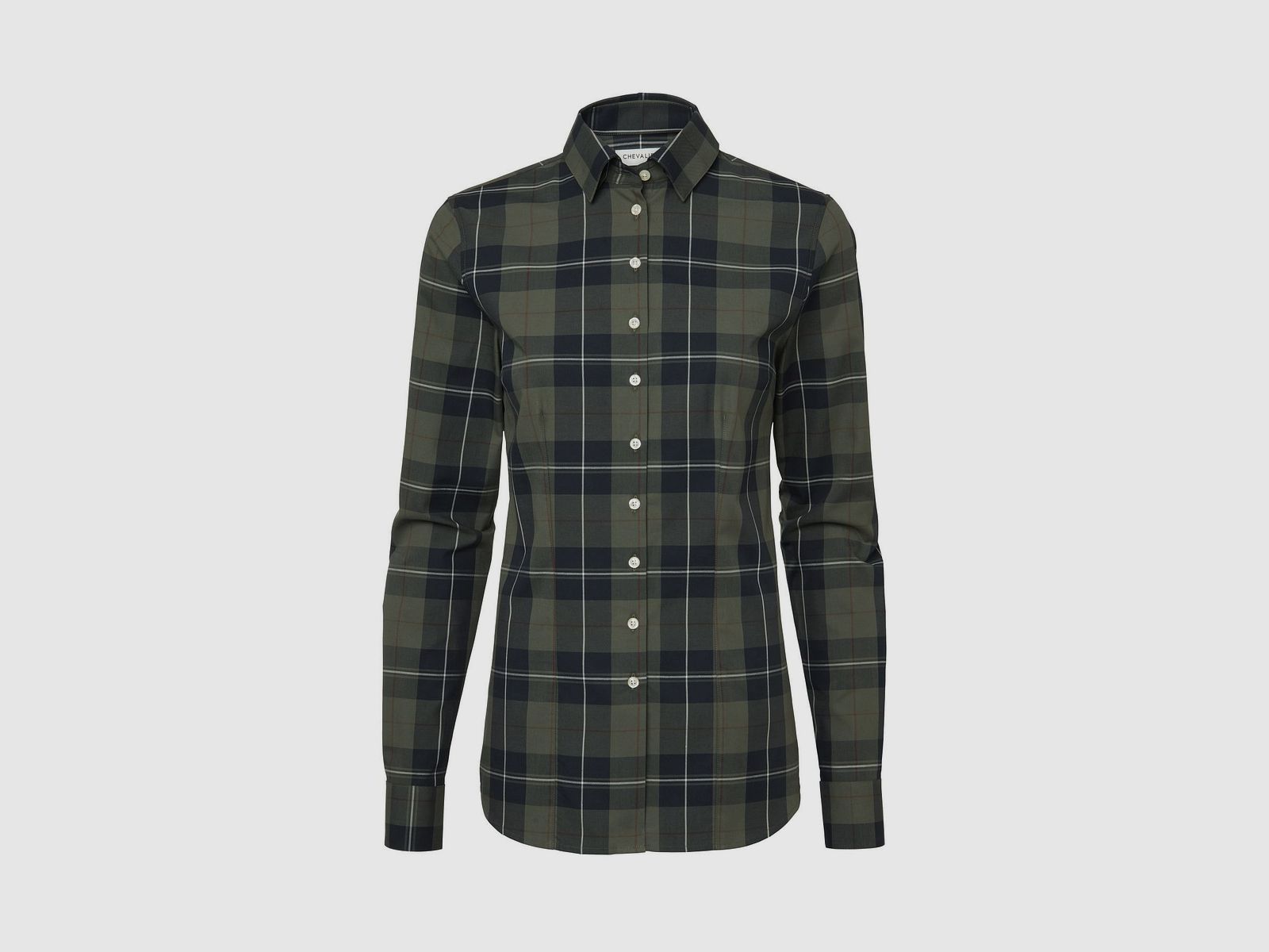 Chevalier Madeley Contemporary Fit Shirt Women Chevalier Check Dark 38W