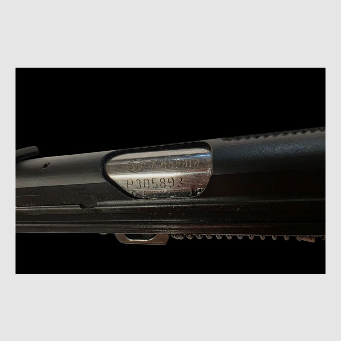 SIG Hämmerli Mod. 210/6 mit 3 Wechselsysteme 9mmLuger (Matchlauf siehe Bild), 9 Para (Normale Länge ohne Abbildung), 7,65 Para und .22LR