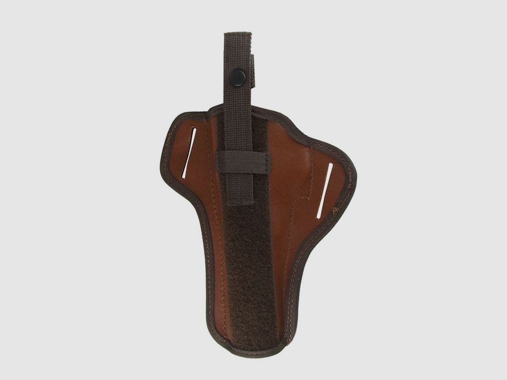 Schnellziehholster Formholster GĂĽrtelholster fĂĽr Luftpistolen Weihrauch HW 45 und HW 75 Leder braun