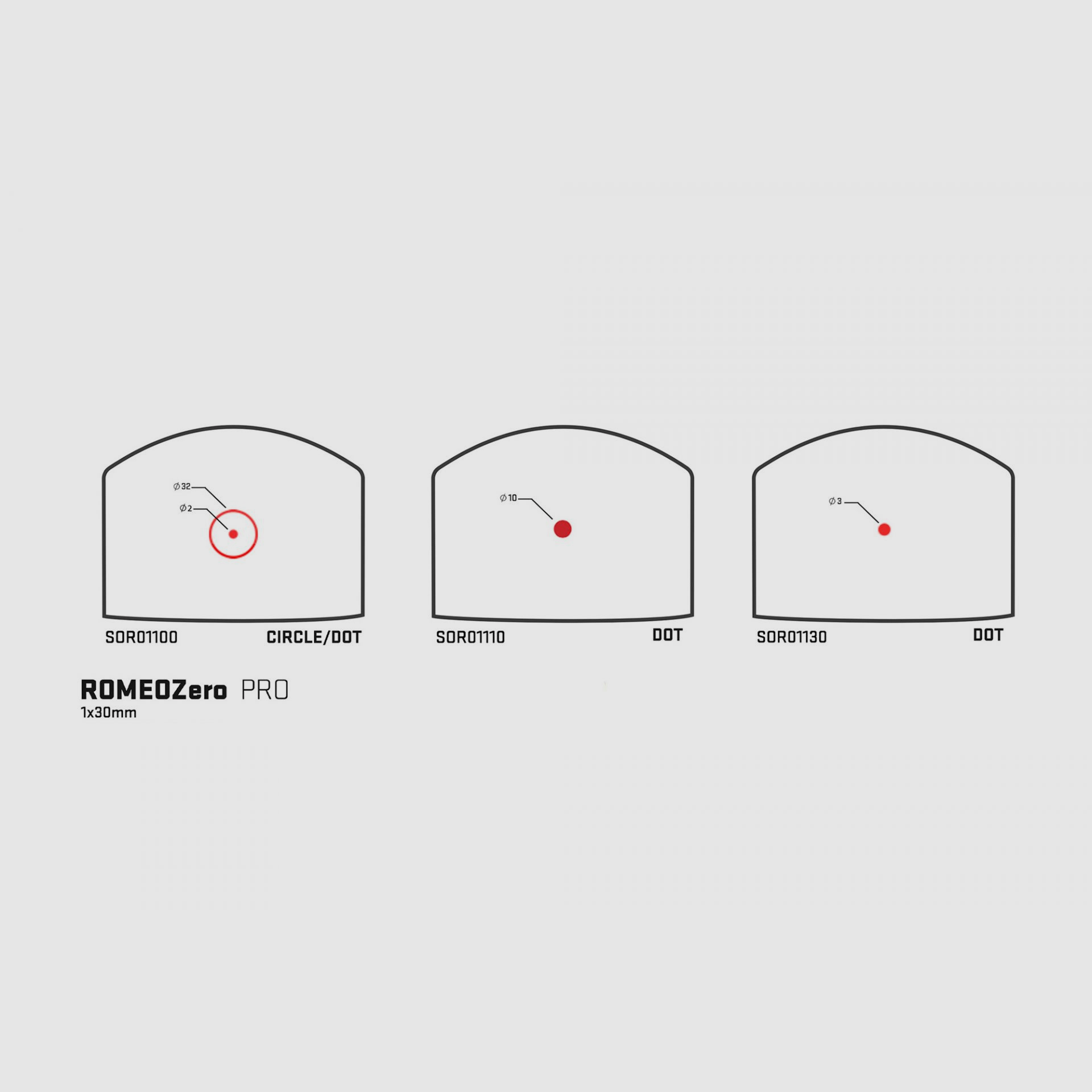 Visor Reflex Micro Sig Sauer ROMEO Zero Pro 2 MOA Círculo Punto SOR01100