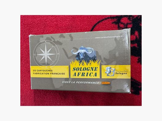 Sologne Africa 458 Win Mag GPA Blindée 452 gr (x20)