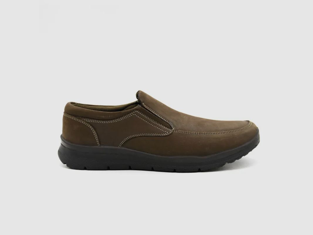 Toucan Schuhe aus braunem Leder mit doppelter PU-Sohle ohne Einschränkung, Bild 2 von 14