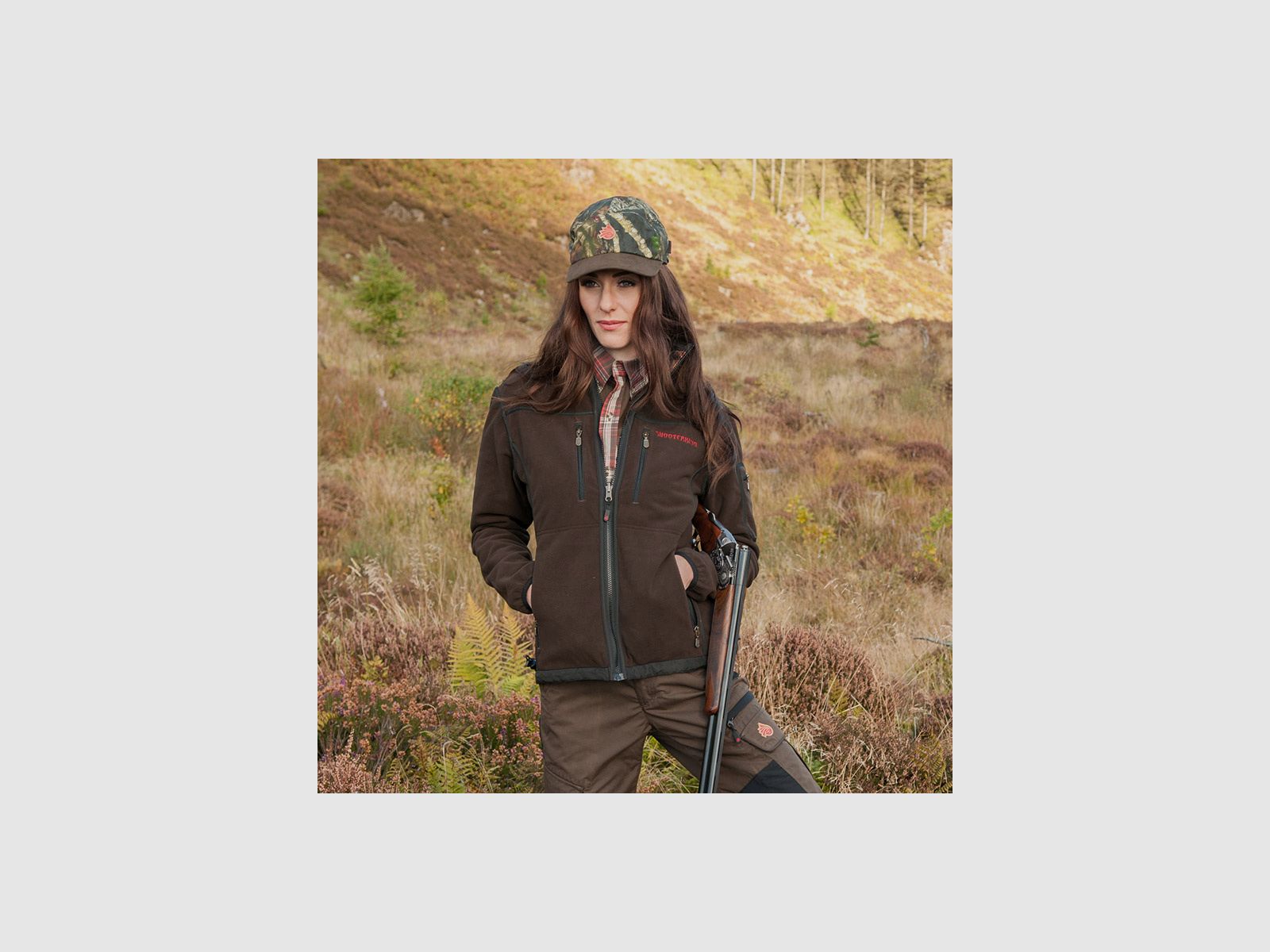 SHOOTERKING Softshell Damen Jacke 2 in 1 Mossy Oak Camo
