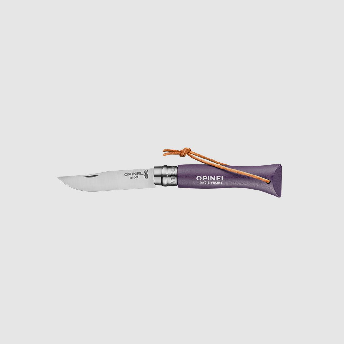 Cuchillo Plegable Opinel Baroudeur N°06 Inox Púrpura - OP002204