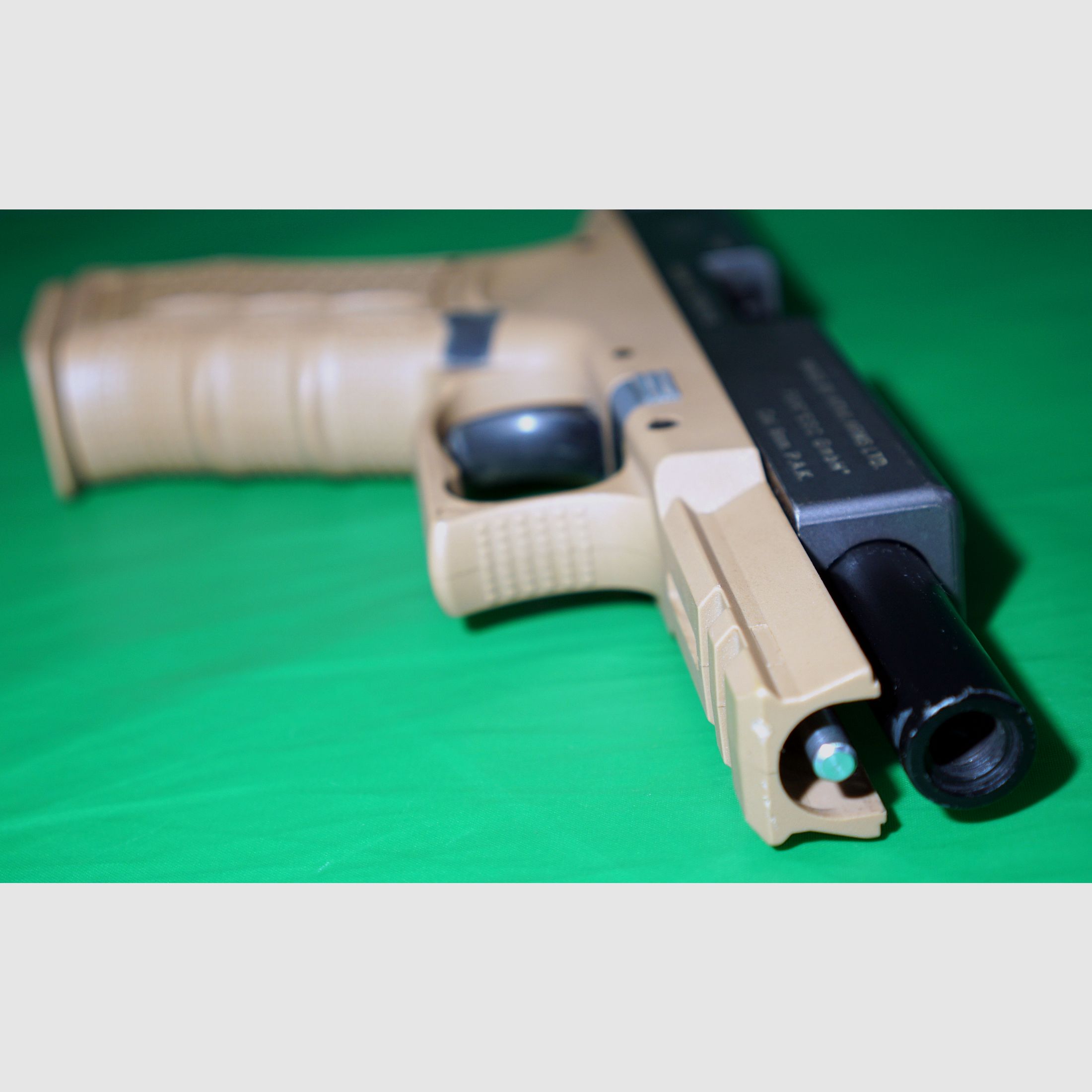 Zoraki 917 Schreckschusspistole 9mm P.A.K. desert TAN  TITANSCHLITTEN (PTB 1023) 