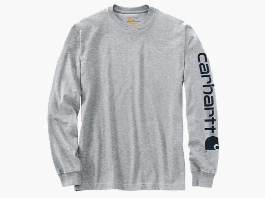 Carhartt Long Sleeve T-Shirt Men Heather Grey XXL