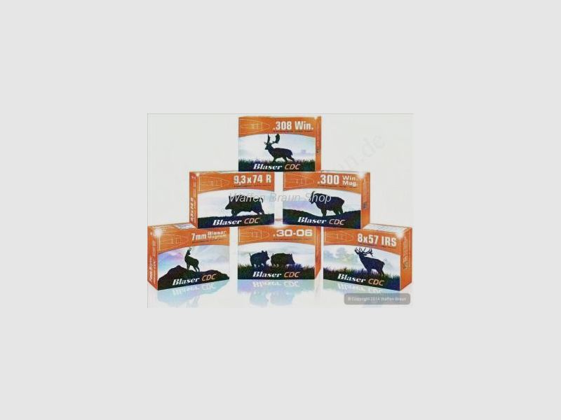 Blaser CDC- bleifrei 7x65R 9,4g/145 grain 20 Stück