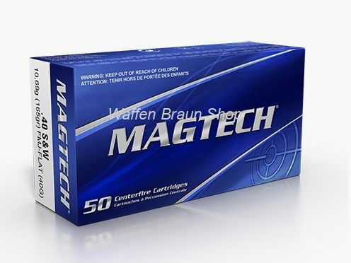 Magtech 40S&W FMJ-FL 165GR A50 #40G