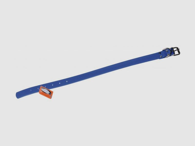 Obroża Januel Biothane Biogold Długa 55 cm / Szerokość 25 mm Niebieska, zdjęcie 1 z 5