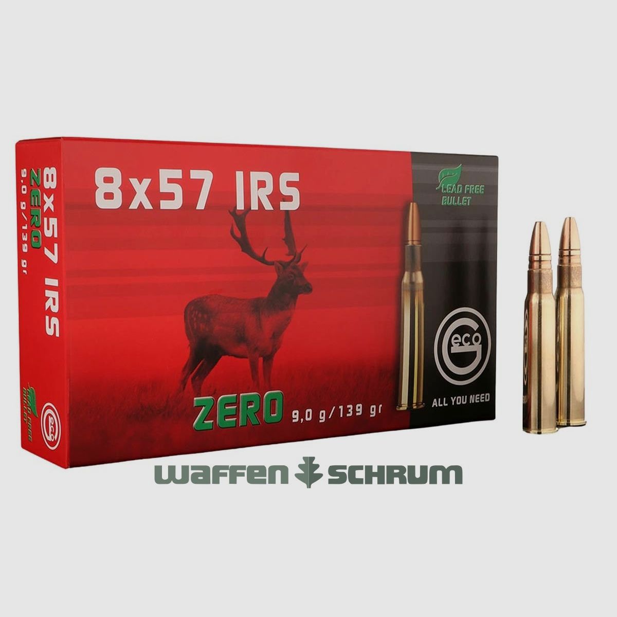 Geco 8x57JRS Zero 9,0g - 139gr