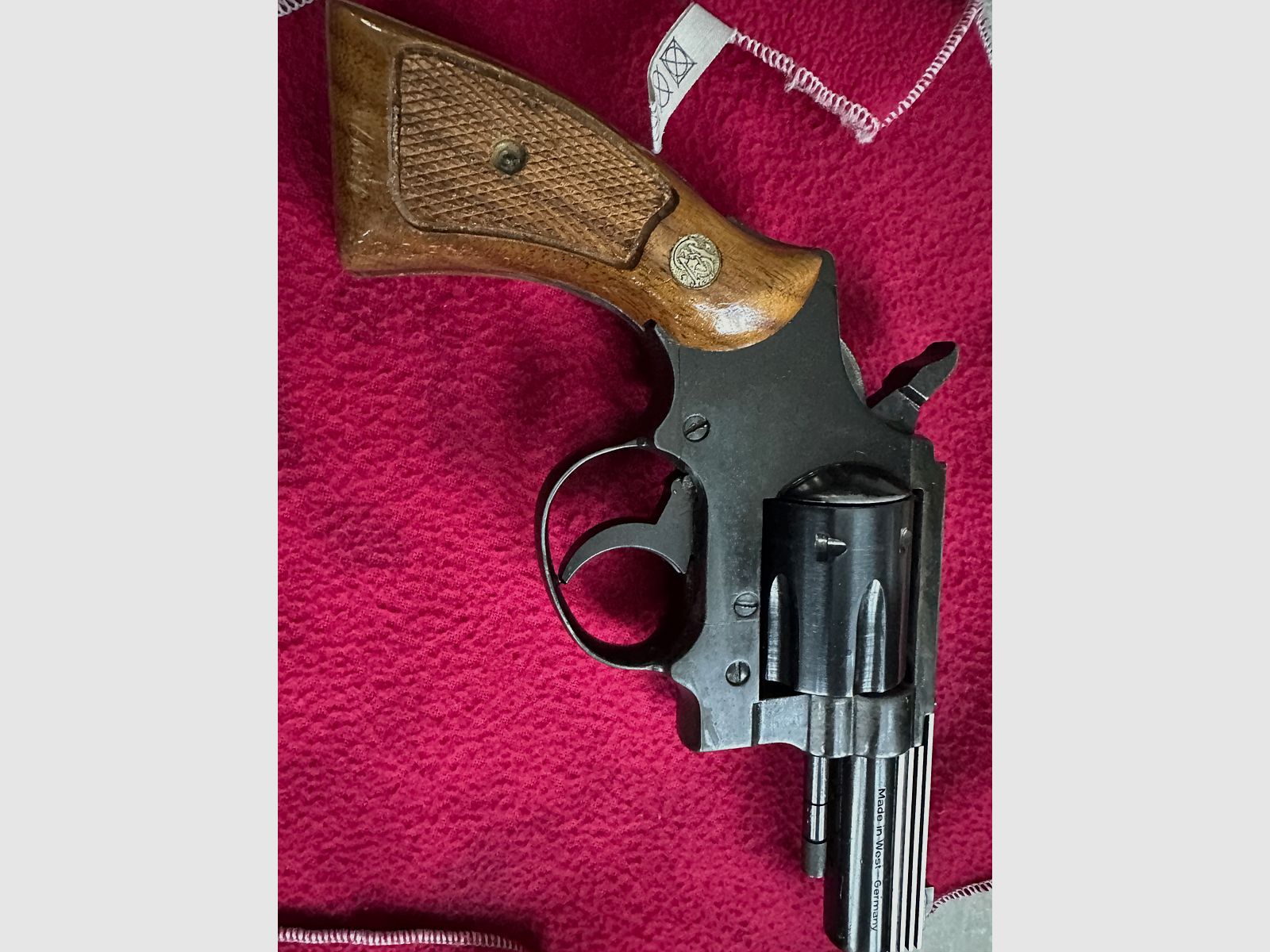 Reck Wildcat model Panther PTB 178 with S&W grips cal. 380 blank