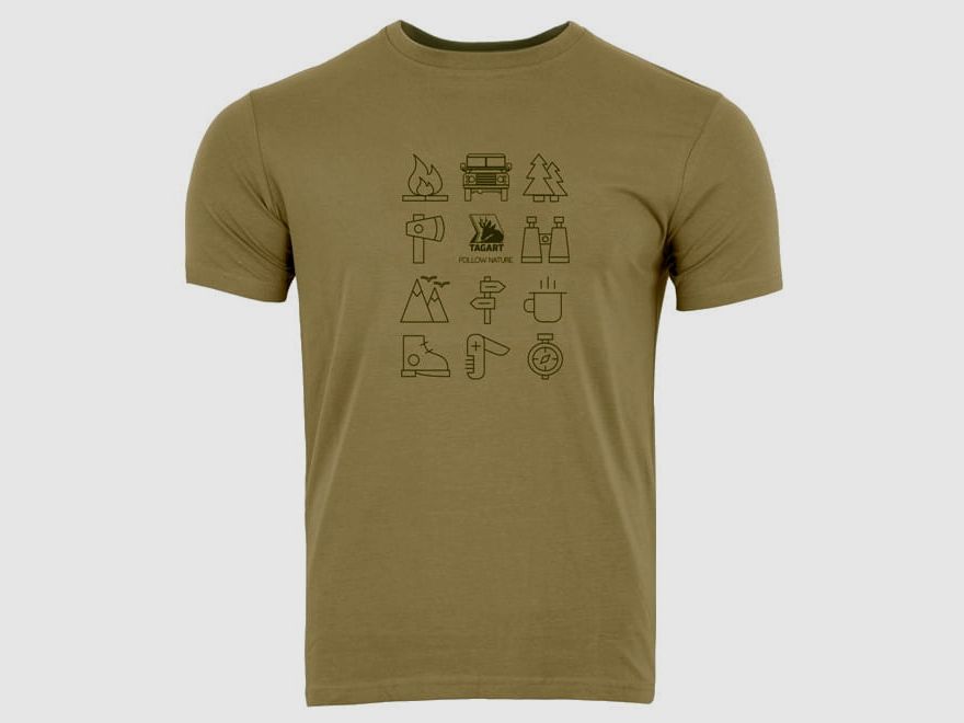 Camiseta Tagart FNT Rover – Oliva, imagen 2 de 5