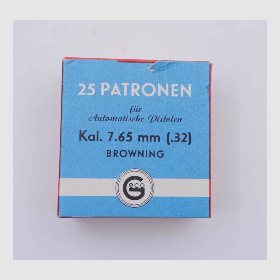 Geco - Fürth Pistolenmunition 7,65mmBrowning/.32ACP