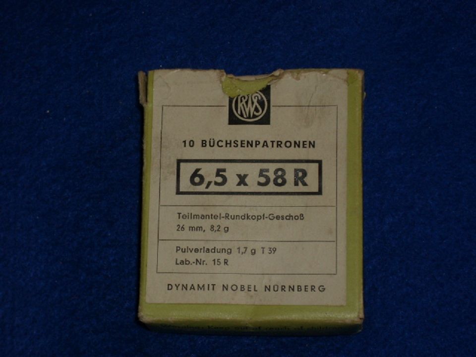 6,5x58 R Sauer&Sohn