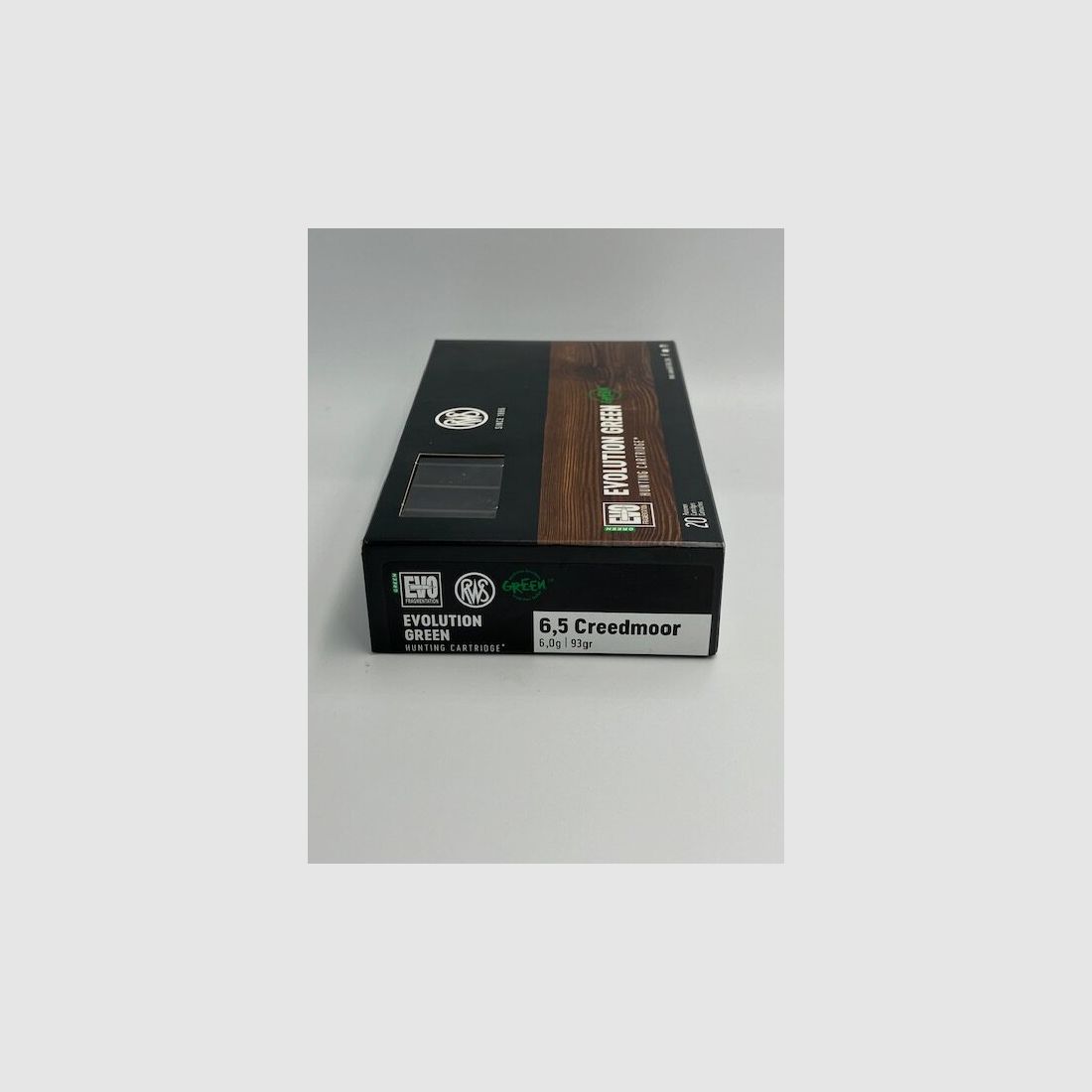 RWS Büchsenmunition 6.5mm Creedmoor Evo. Green. 6.0 g. / 93 gr.
