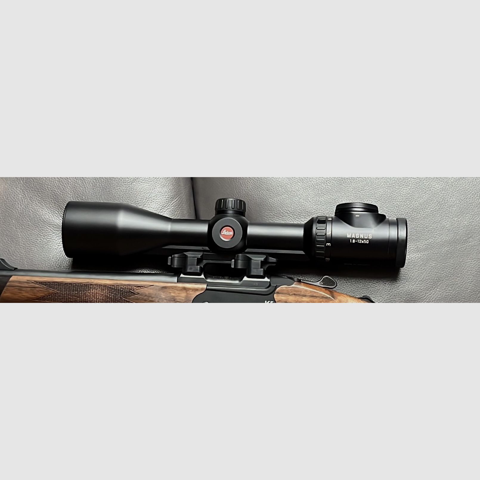 Leica Magnus 1,8-12x50 Zielfernrohr L-4A WIE NEU LMZ-Schiene