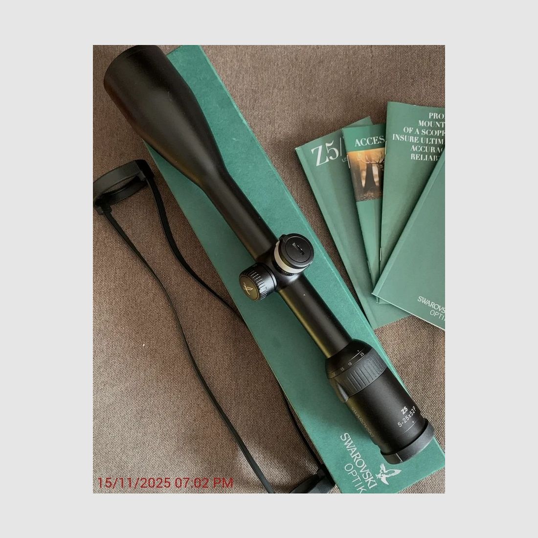 Swarovski Z5 5-25x52 P rifle scope