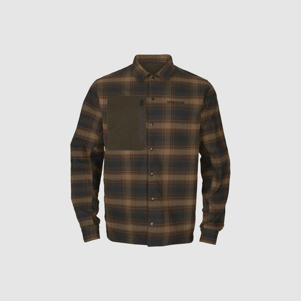 Härkila Eirik wendbares warm/oliv wax Jagd- & Freizeithemden Herren