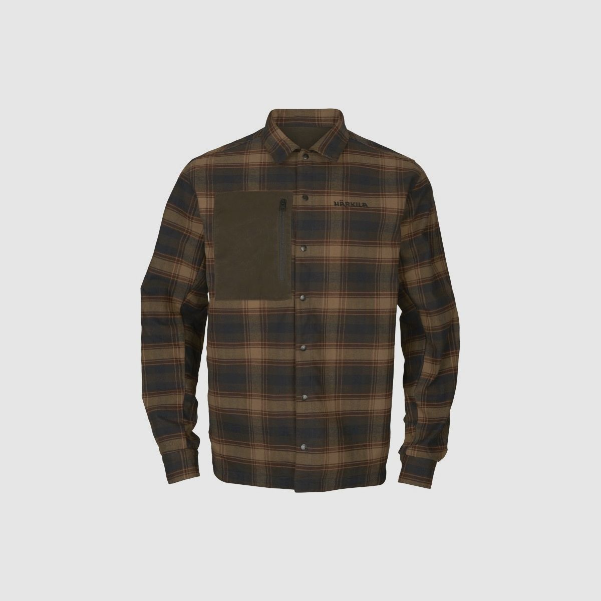 Härkila Eirik wendbares warm/oliv wax Jagd- & Freizeithemden Herren