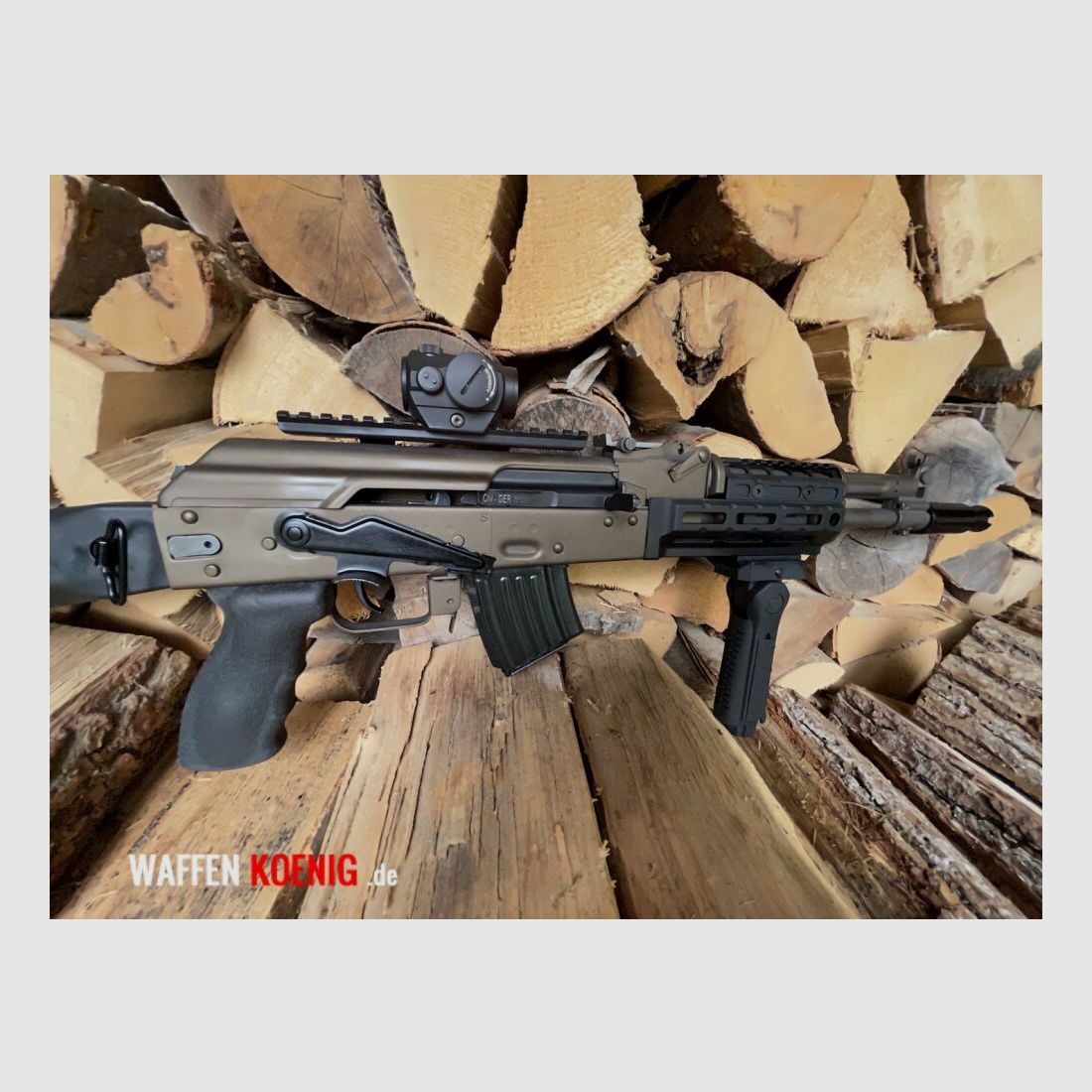 Izhmash SAIGA MKK 104 CAL. 7,62X39MM IN MIDNIGHT BRONZE INCL. ANBAUTEILE