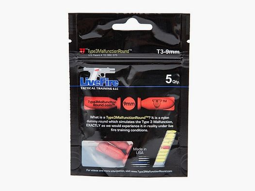LiveFire – Type3 Malfunction Round / 9mm
