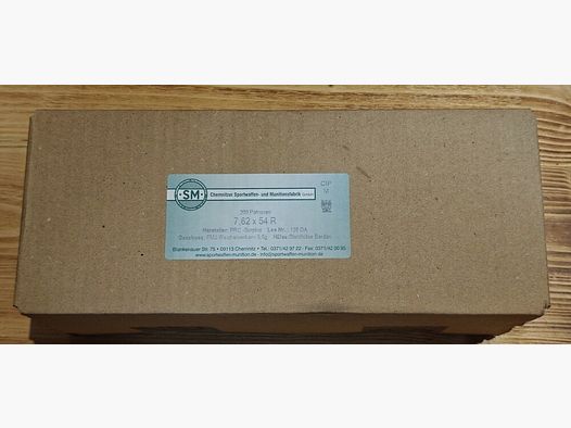 Fabbrica di munizioni Chemnitz FMJ 9,6g placcato rame Surplus PRC - 200 pz.