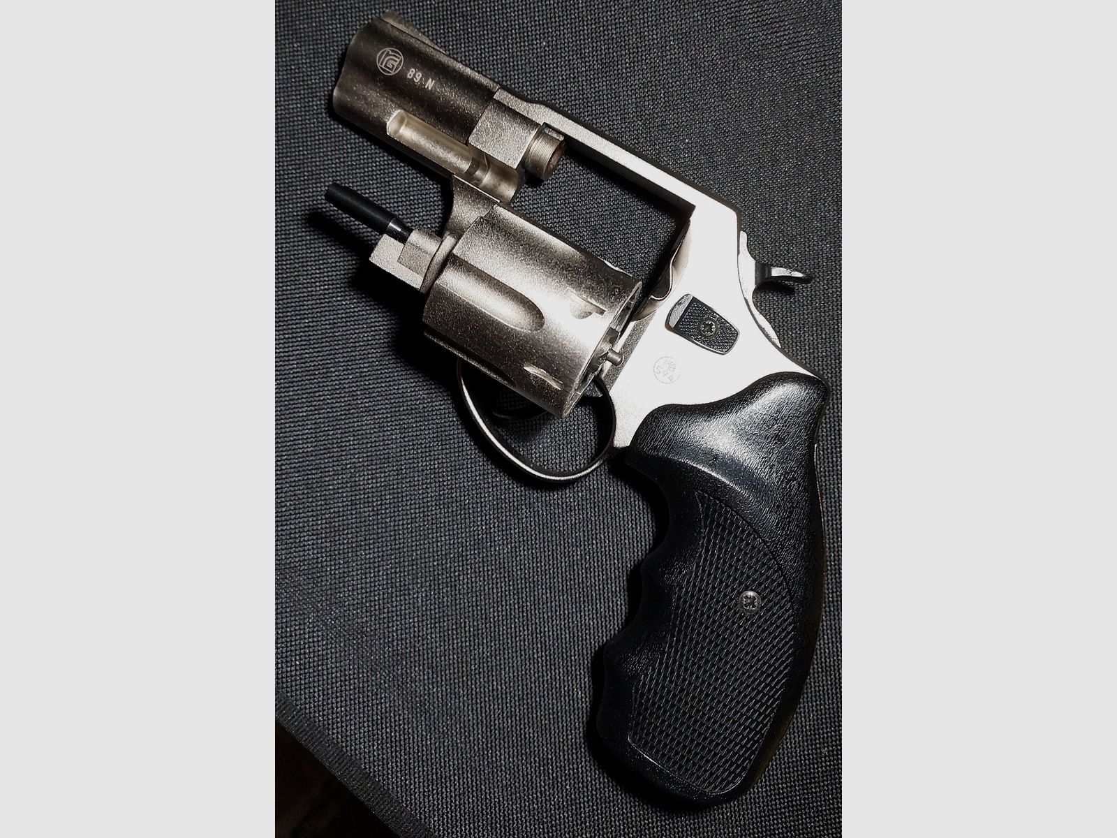 Röhm RG89 Schreckschuss Revolver vernickelt (PTB 594) RG 89 Nickel