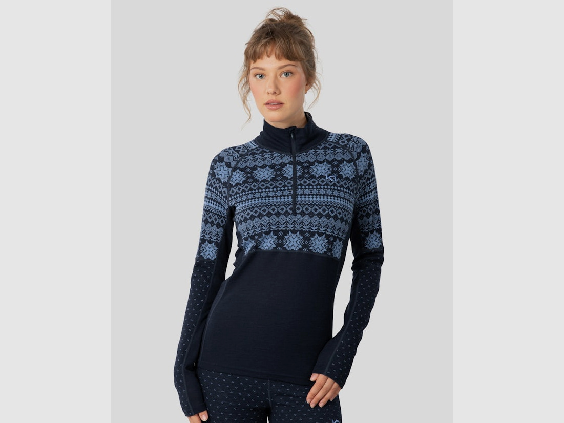 Kari Traa Vilma Sweater Half Zip Sea S