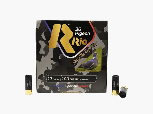 Cartouches de chasse Rio 36 Pigeon 12/70 36g pack 100