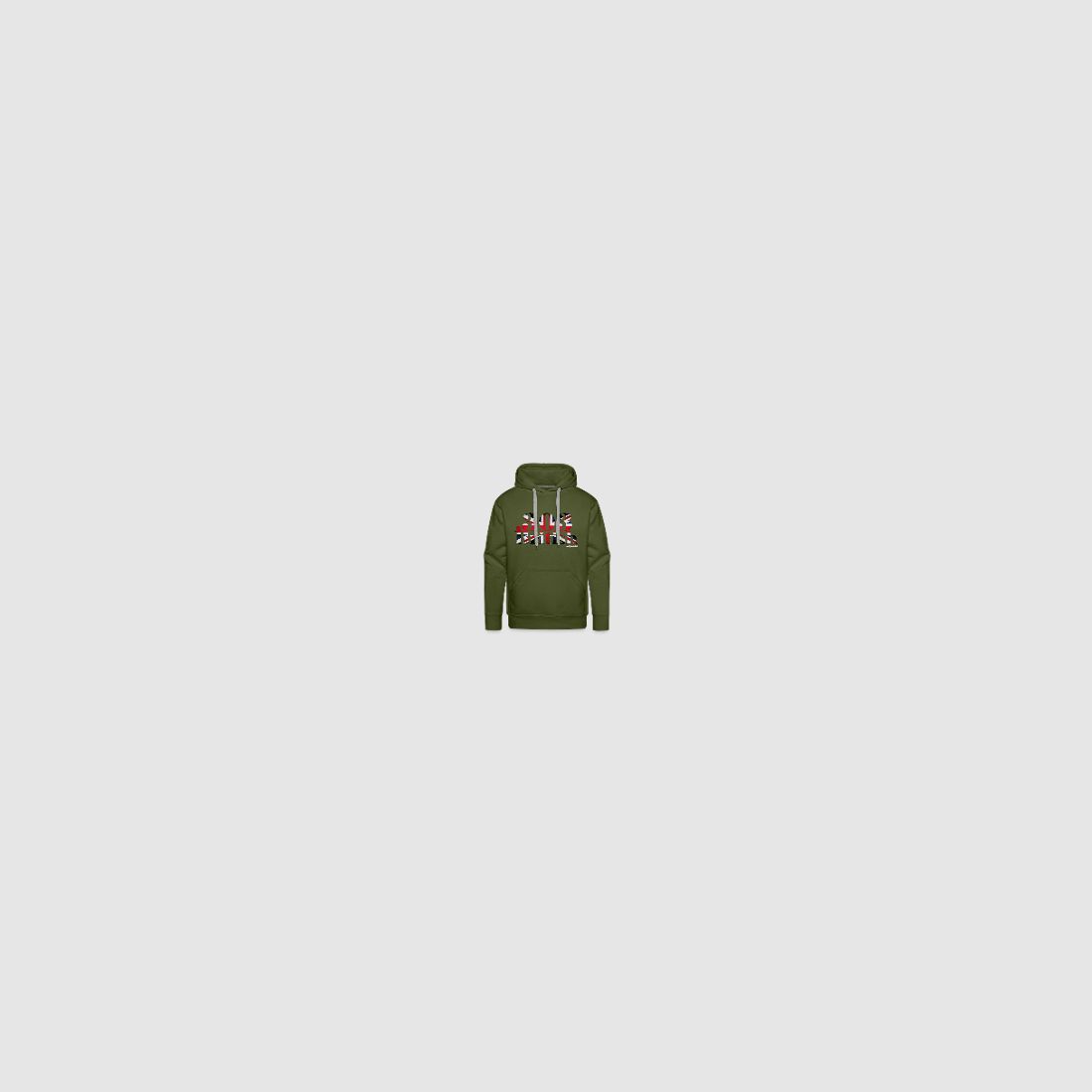 303 British - Männer Premium Hoodie Anthrazit