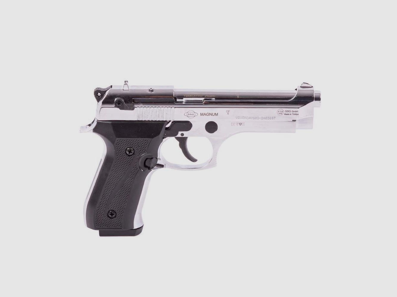 Ekol Firat Magnum Pistola a salve 9mm P.A.K. cromo
