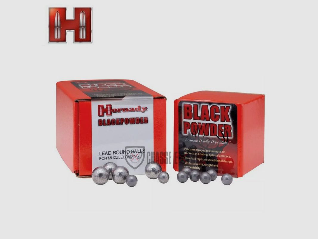 100 Balles Rondes HORNADY 44 Cal .454
