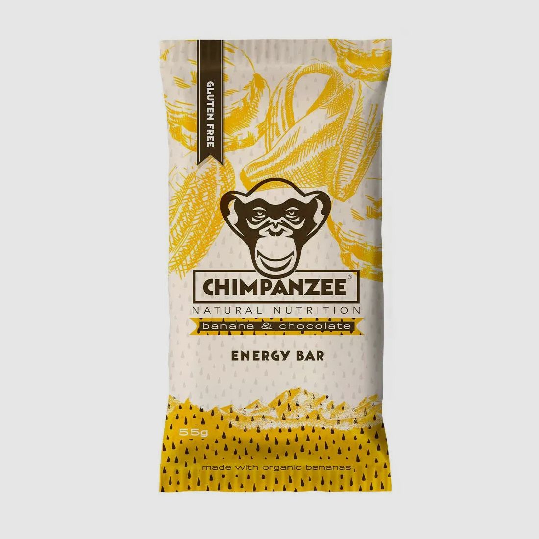 Chimpanzee Riegel Energy Bar Banane Schokolade
