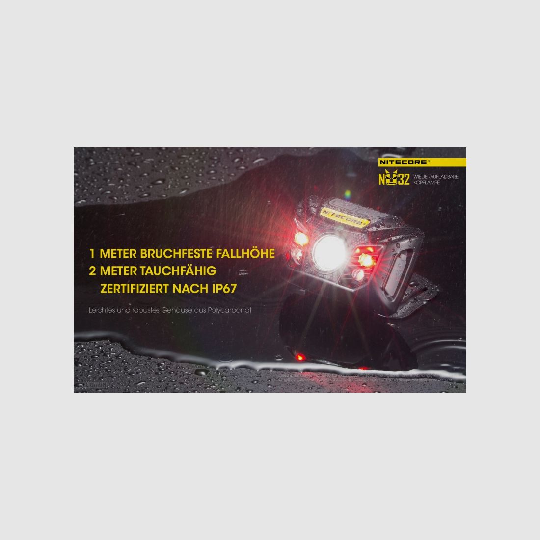 Nitecore NU32 Taschenlampe NU32 schwarz