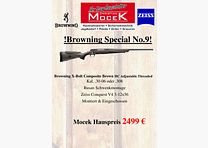 Browning X-Bolt Composite Brown HC Adjustable Threaded, mit Zeiss Conquest V4 3-12x56