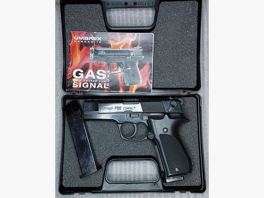 Walther P88-9 (P 88 Compact) blank firing pistol 9mm P.A.K. black (PTB 764)