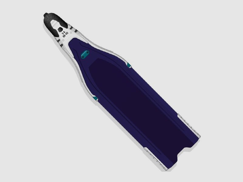 BEUCHAT LIBECCIO SPORT BLAU WEISS, Bild 2 von 2