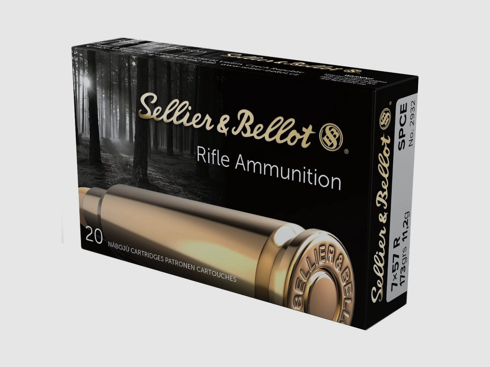 7x57 R Sellier & Bellot SPCE 173gr/11,2g (V331042), zdjęcie 1 z 2
